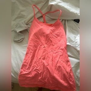 Lulu orange tank top